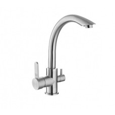 G4399 Змішувач для кухні з підключенням фільтра нерж. шпилька Ø35 Gappo 1/8