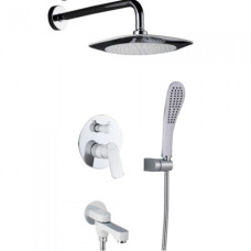 G7148-8 Душовий комплект вбудований білий/хром Gappo Noar 1/3