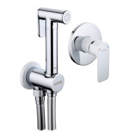 G7248 Змішувач для душу гігієнічний вбудований білий/хром Gappo Noar 1/8