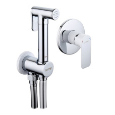 G7248 Змішувач для душу гігієнічний вбудований білий/хром Gappo Noar 1/8