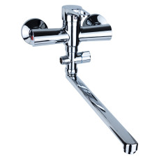 Змішувач для ванни гусак 350 мм дивертор винесений HL Ø35 AQUATICA HL-3C230C