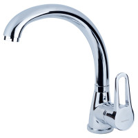 Змішувач для кухні гусак вухо гайка HL Ø35 AQUATICA HL-4B130C