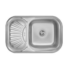 Мийка прямокутна врізна 750*490*180 мм 0.8мм WEZER HQ-TF 02 7549 Satin