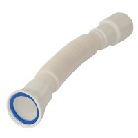 Гофротруба Ø40 х Ø40/50 800 мм з гайкою 11/2