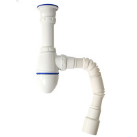 Сифон для умывальн. съемный выпуск 11/2