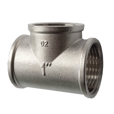 Трійник латунний нікель/профі 1