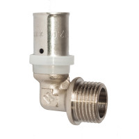 Кутник під опресовку 20 х 3/4