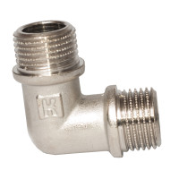 Угольник латунный резьбовой под прокладку 1