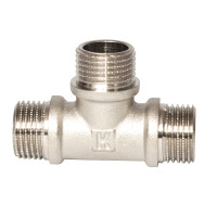 Трійник латунний різьб.редукційний 1/2