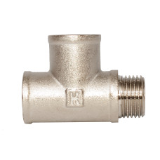 Трійник латунний різьб.редукційний 1/2