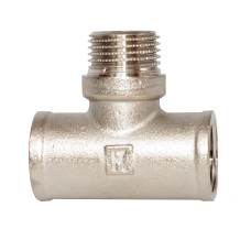 Трійник латунний різьб.редукційний 1/2