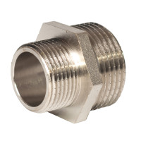 Ниппель латунный резьбовой редукционный 1