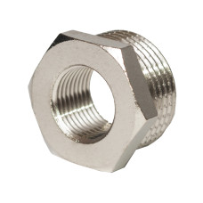 Футорка латунная резьбовая редукционная 1/2