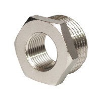 Футорка латунна різьб.редукційна 1