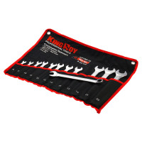 Набір ключів рожково-накидних KING ROY 6-22мм 12 предметів KRTRP-12