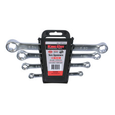Набір ключів комбінованих E-TYPE KING ROY на тримачі 4 предмети KRTS-04