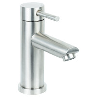 Змішувач для умивальника НЕРЖ. литий гайка KT Ø35 AQUATICA KT-1A170P