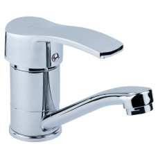 Смеситель для кухни гусак прямой 150мм гайка MD Ø40 AQUATICA MD-1B141C