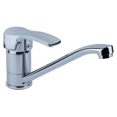 Смеситель для кухни гусак прямой 250мм гайка MD Ø40 AQUATICA MD-1B241C