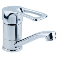 Змішувач для кухні гусак прямий 150мм шпилька MD Ø40 AQUATICA MD-2B144C