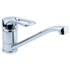 Смеситель для кухни гусак прямой 250мм шпилька MD Ø40 AQUATICA MD-2B244C