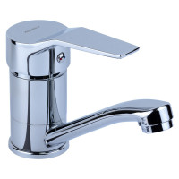 Змішувач для кухні гусак прямий 150мм гайка MJ Ø40 AQUATICA MJ-1B135C