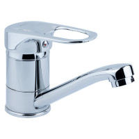 Змішувач для кухні гусак прямий 150мм шпилька MJ Ø40 AQUATICA MJ-2B129C