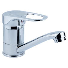 Смеситель для кухни гусак прямой 150мм шпилька MJ Ø40 AQUATICA MJ-2B129C