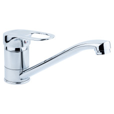 Смеситель для кухни гусак прямой 250мм шпилька MJ Ø40 AQUATICA MJ-2B229C