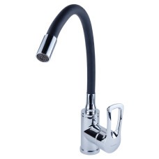 Смеситель для кухни гусак силиконовый гайка ML Ø40 AQUATICA ML-4B544C