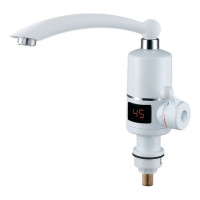 Проточний водонагрівач HZ 3.0кВт 0,4-5бар гусак прямий гайка з екраном Aquatica