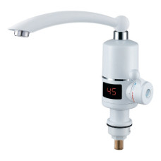 Проточний водонагрівач HZ 3.0кВт 0,4-5бар гусак прямий гайка з екраном Aquatica