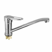 Змішувач для кухні однорукий довгий гусак гайка, Ø35 WEZER PDF4-A045 1/10