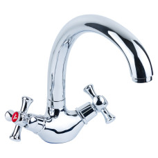 Смеситель для кухни гусак ухо гайка PL 1/2