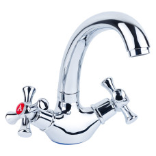 Смеситель для кухни гусак короткий ухо гайка PL 1/2