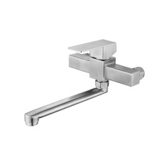 Змішувач для кухні настінний НЕРЖ. Ø35 WEZER PRO12-02 1/10