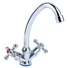 Смеситель для кухни эконом елочка гайка QM 1/2