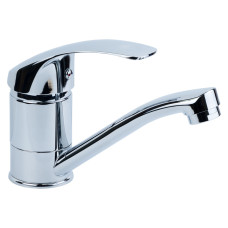 Змішувач для кухні гусак прямий 150мм гайка SD Ø40 TAU SD-1B143C