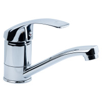 Змішувач для кухні гусак прямий 250мм гайка SD Ø40 TAU SD-1B243C