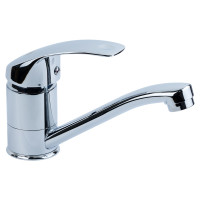 Змішувач для кухні гусак прямий 150мм шпилька SD Ø40 TAU SD-2B143C