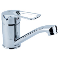 Смеситель для кухни гусак прямой 150 мм гайка SM Ø40 TAU SM-1B144C