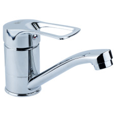 Змішувач для кухні гусак прямий 150 мм гайка SM Ø40 TAU SM-1B144C