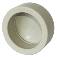 Заглушка PPR Ø63 Tebo сіра 10/80