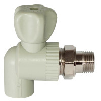 Кран кульовий PPR радіаторний кутовий Ø25 х 3/4