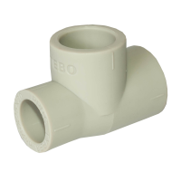 Трійник PPR редукційний 110 х 50 х 110 Tebo сірий 1/8