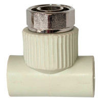 Трійник PPR з накидною гайкою Ø32 х 11/4