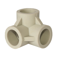 Тройник PPR угловой Ø20 Tebo серый 50/400