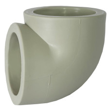 Кутник PPR Ø110 х 90* Tebo сірий 1/4