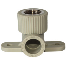 Кутник PPR настінний Ø25 х 1/2