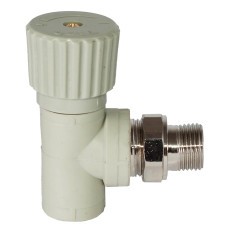 Вентиль PPR радіаторний кутовий Ø25 х 3/4